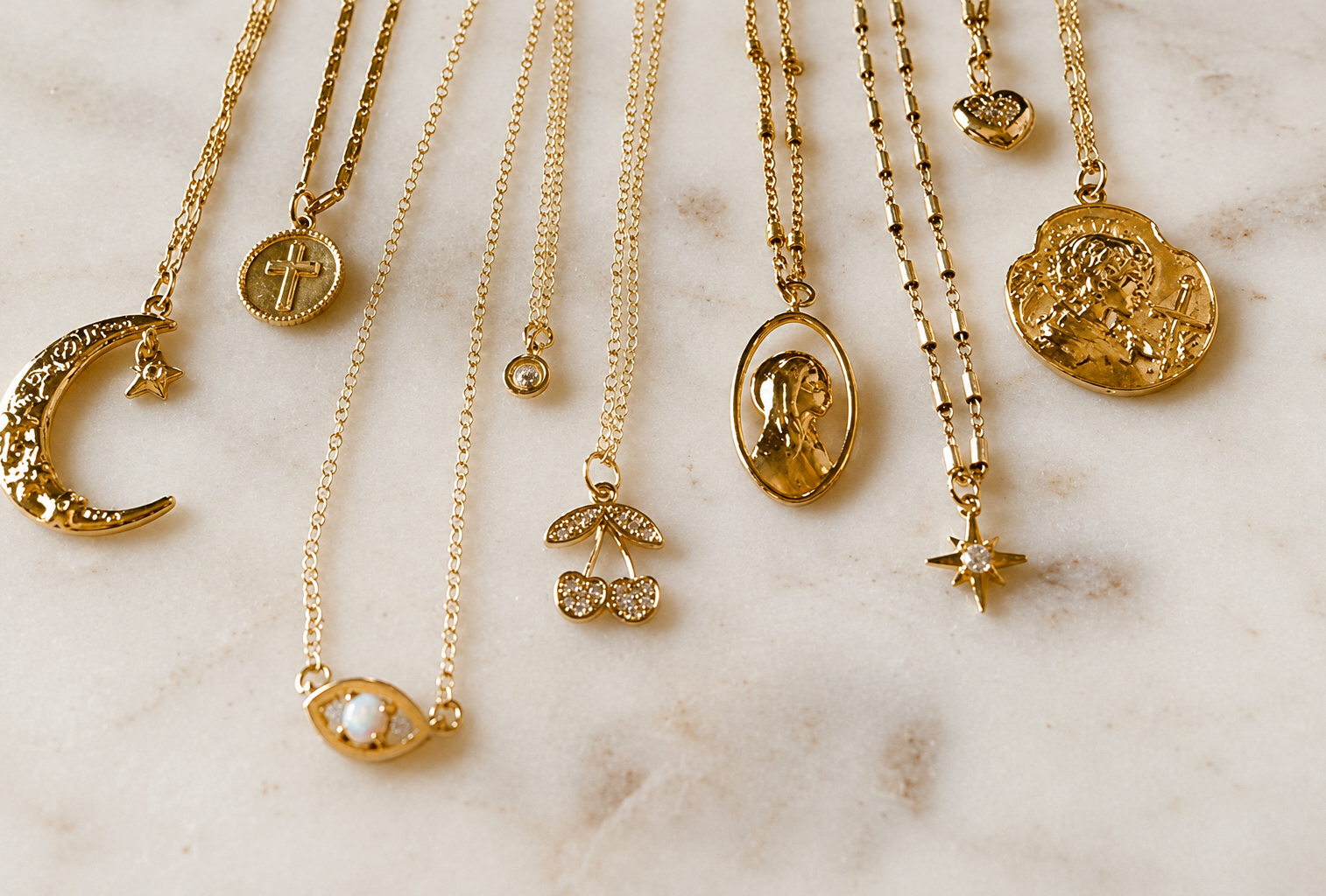 Gold Jewellery Store necklace and pendant categories